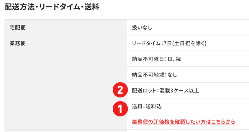 商品ページの内容を確認する
